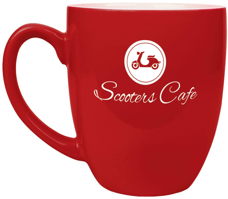 Ceramic Lazer Mug 16 oz Bistro