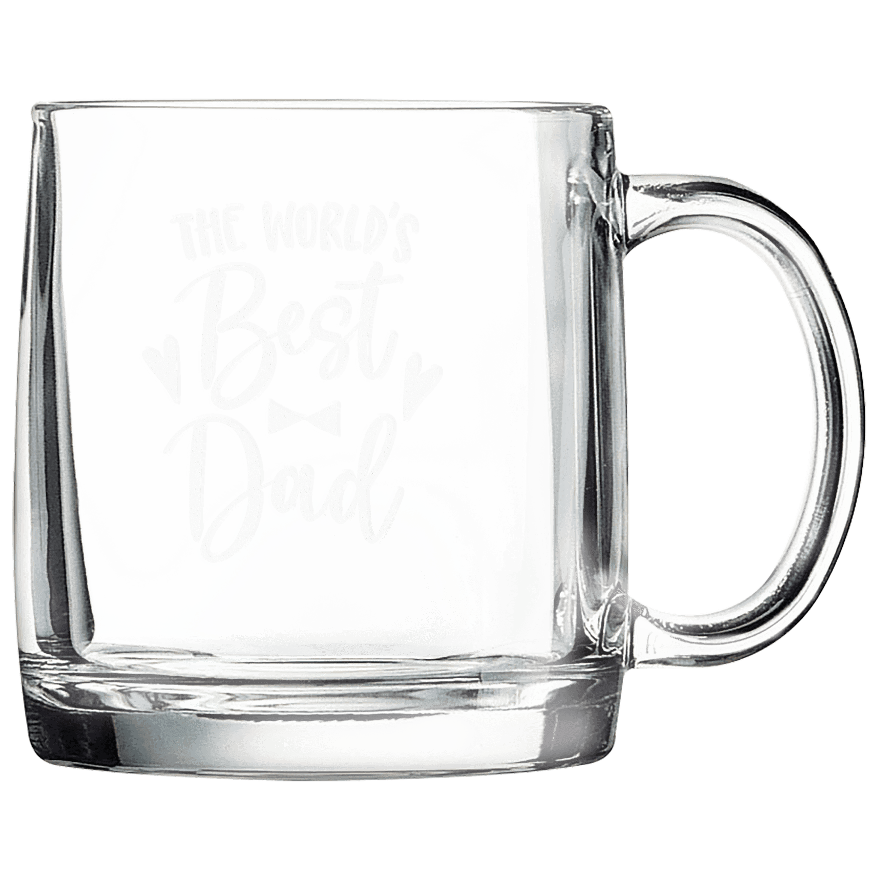 Clear Coffee Mug 12 oz