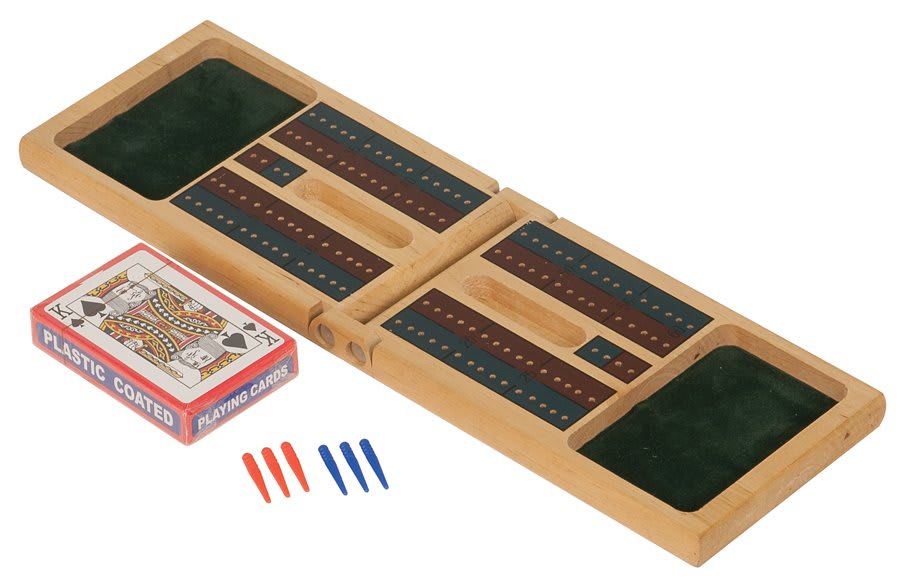 Wood Cribbage Game Set